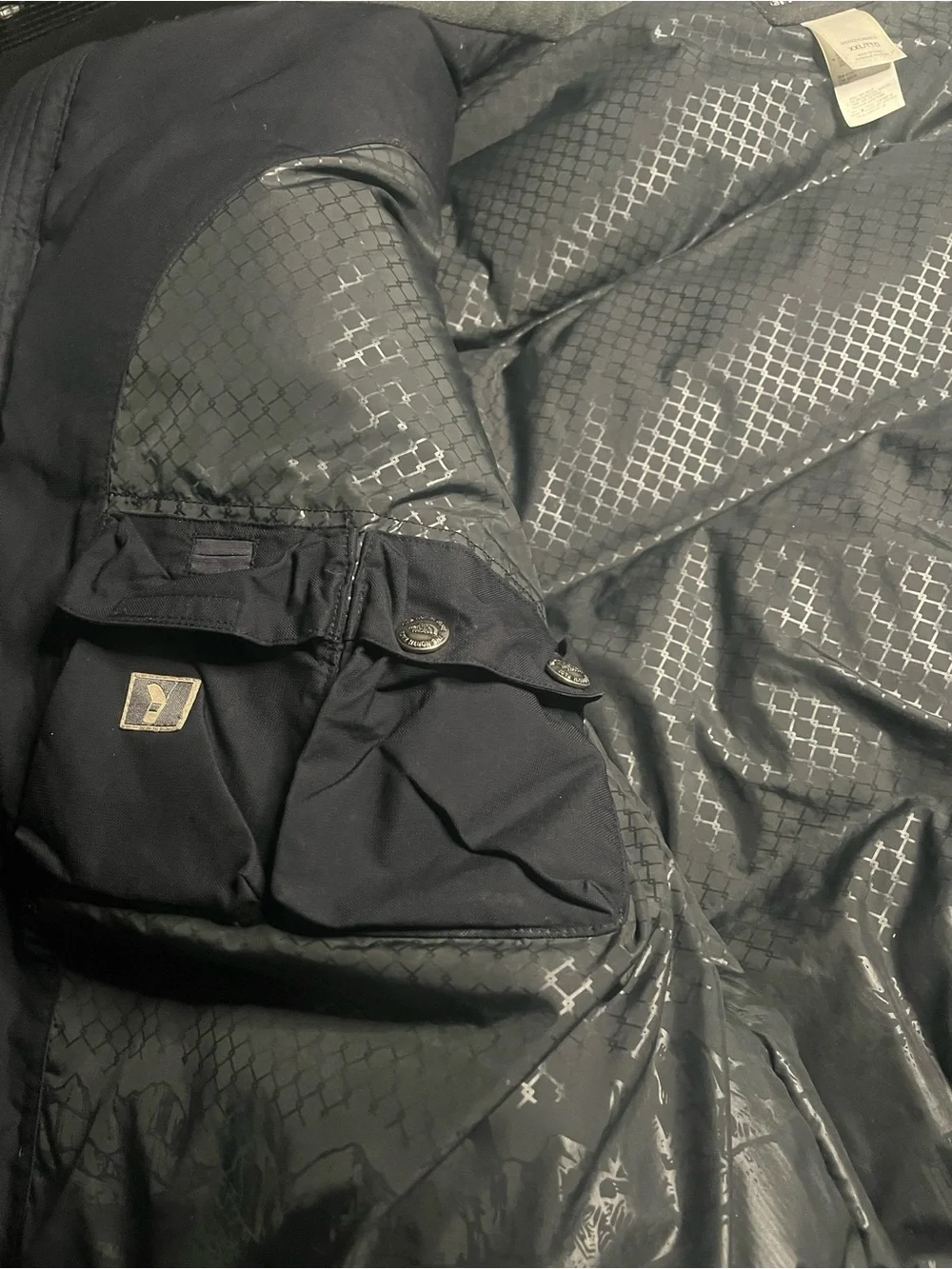The North Face Men's Black Long Parka Coat XXL Down Insulated Full Zip McMurdo
